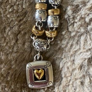 Brighton 2-toned heart necklace